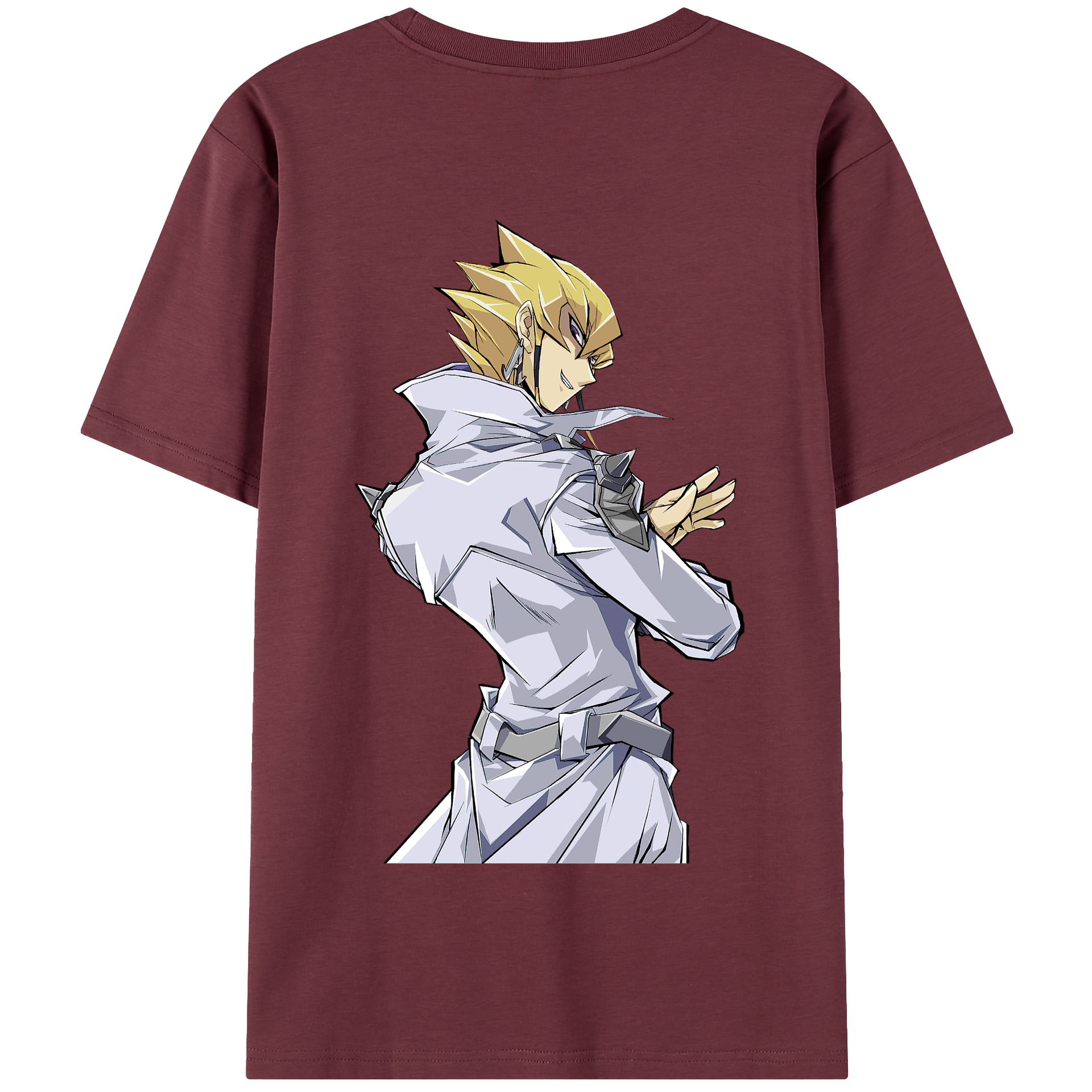 （画像用） 遊☆戯☆王 Yu-Gi-Oh! 綿100％半袖Tシャツ（背面プリント）